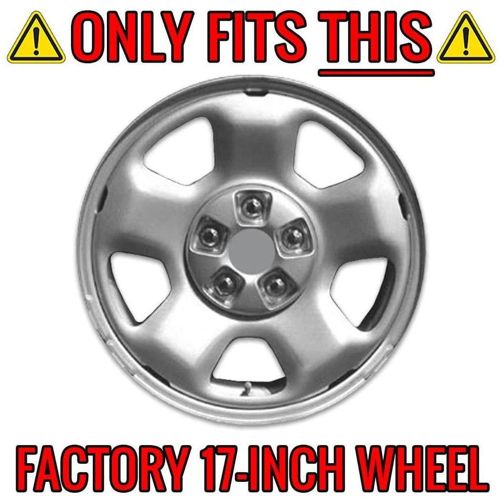 17 Inch Wheel Covers Chrome Rim Skins Hub Caps Set for Honda Ridgeline Pilot (2006–2015)