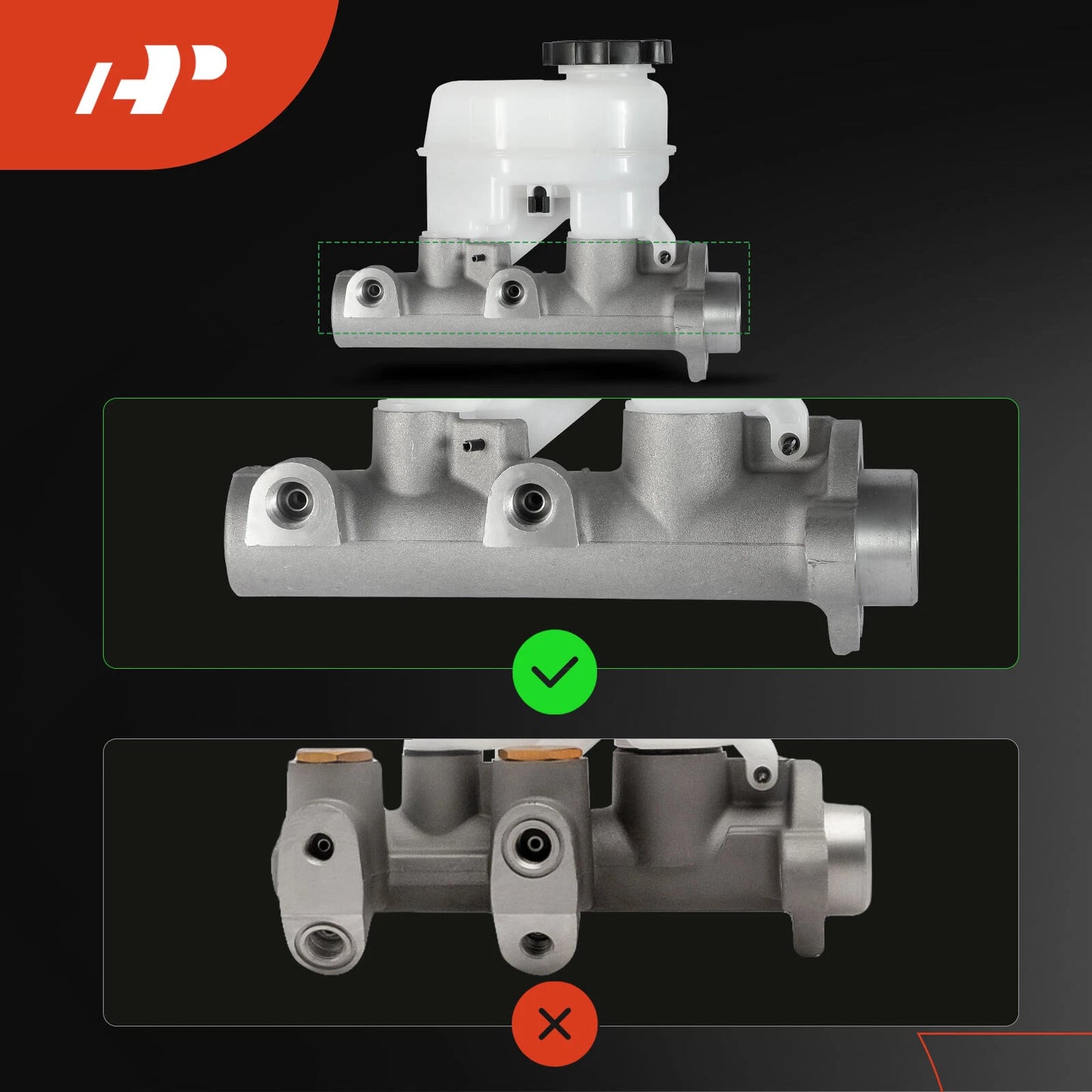 Brake Master Cylinder with Reservoir for Chevrolet Impala (2006–2008)