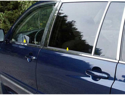 4pc. Luxury FX Chrome Window Sill Trim for 2001-2007 Toyota Highlander