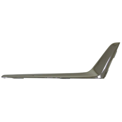 Replacement Chrome ABS Plastic Front Driver Upper Bumper Cover Grille Molding