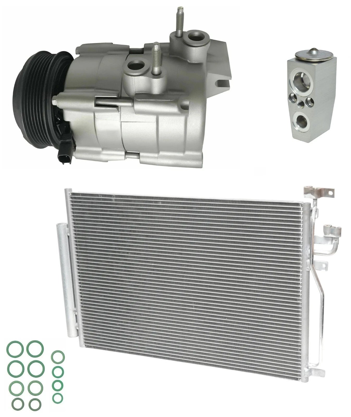 AC Compressor Kit With Condenser for Saturn Vue 3.6L V6 (2008–2009)