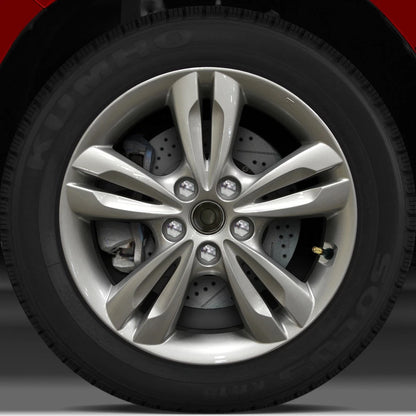 17x6.5 Factory Wheel (Fine Bright Silver Full Face) for 2010-2016 Hyundai Tucson