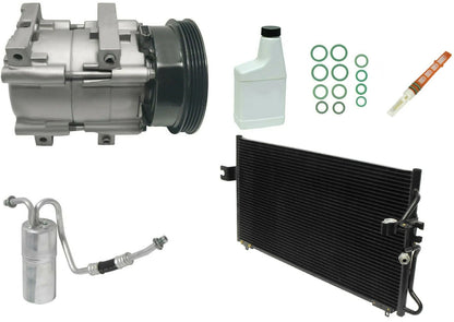 AC Compressor Kit with Condenser for Toyota Corolla AE91 (1986–1987)
