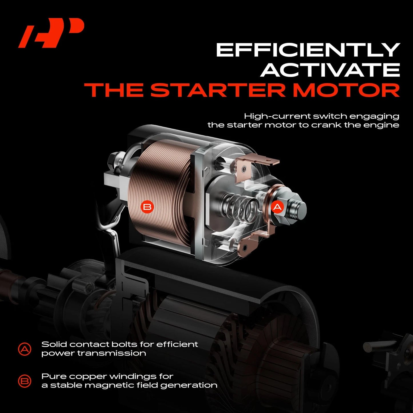 12V Starter Solenoid Switch for Chevy B60 C60 C70 GMC B6000 C6000