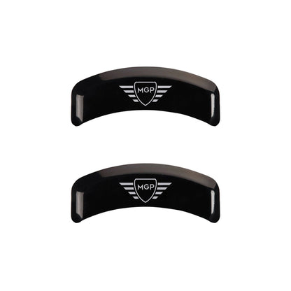 Caliper Covers Set of 4 Black MGP Logo for 1997 Mazda Miata (1997–1997)