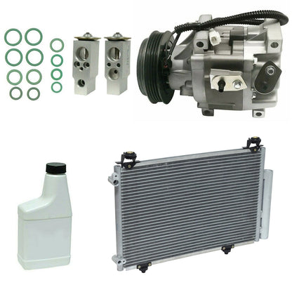 A/C Compressor Kit with Condenser Replacement for Nissan Qashqai (2007–2014)