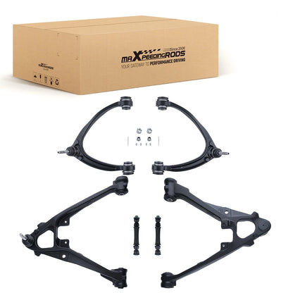 6x Front Upper Lower Control Arms Kit for Cadillac Escalade ESV/EXT (2007–2014)