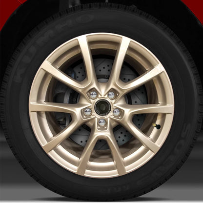 18X8 Factory Wheel (Bright Fine Metallic Silver Full Face) for 2009-2017 Audi Q5