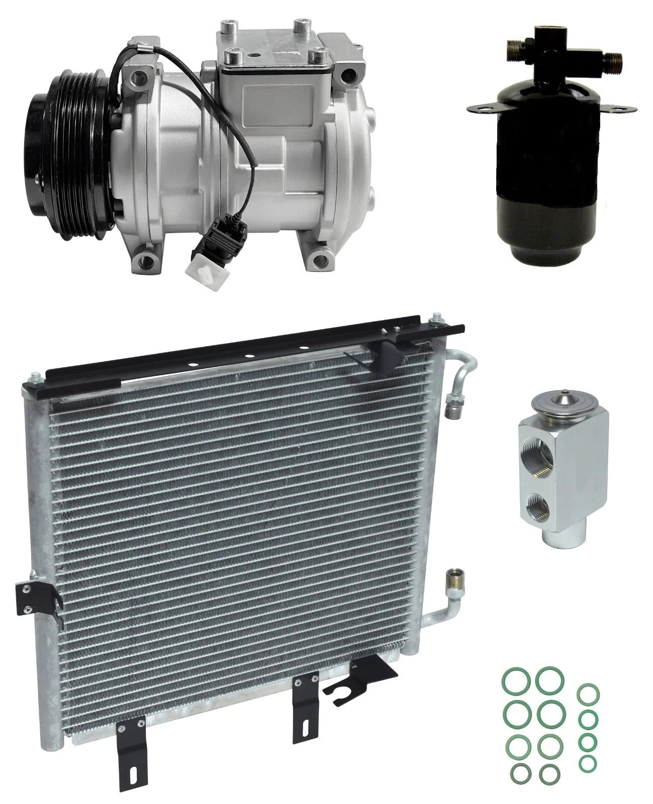 AC Compressor Kit Replacement With Condenser for BMW 325iX (1988–1988)