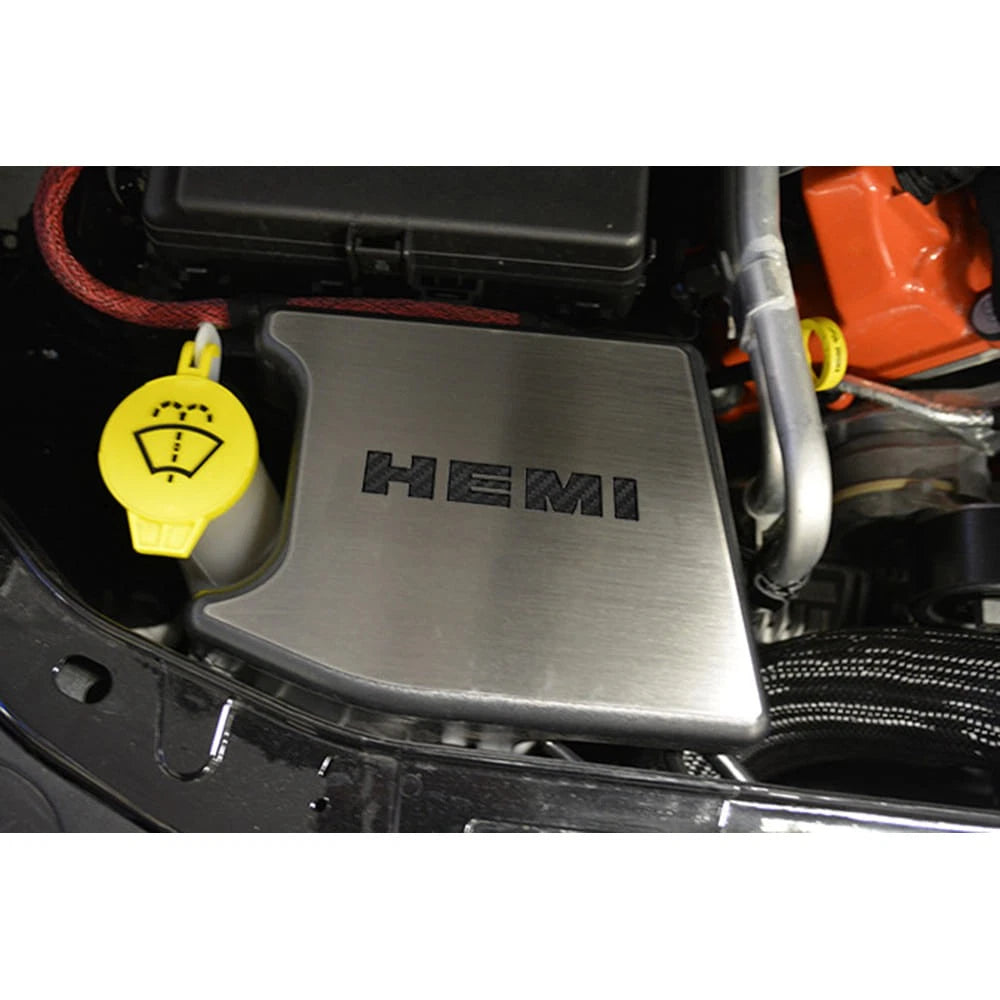 ABS Top Plate Replacement with Bright Red HEMI Inlay for Dodge Challenger (2015–2019)
