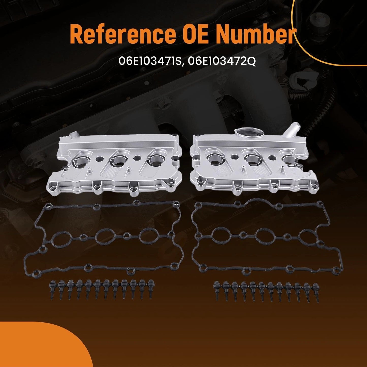 Cylinder Head Valve Covers for Audi A4 S4 Q5 3.0L V6 (2012–2019)