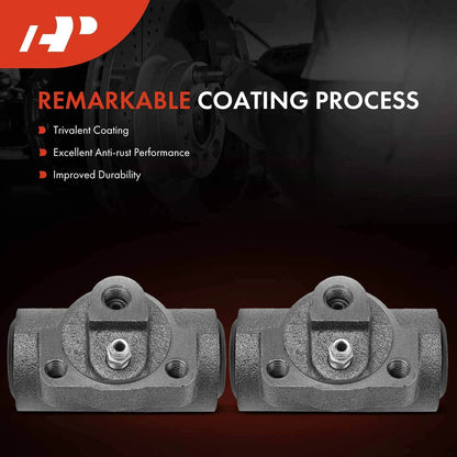 2X Rear Brake Wheel Cylinder for Chevrolet C1500 (1992–1999) GMC