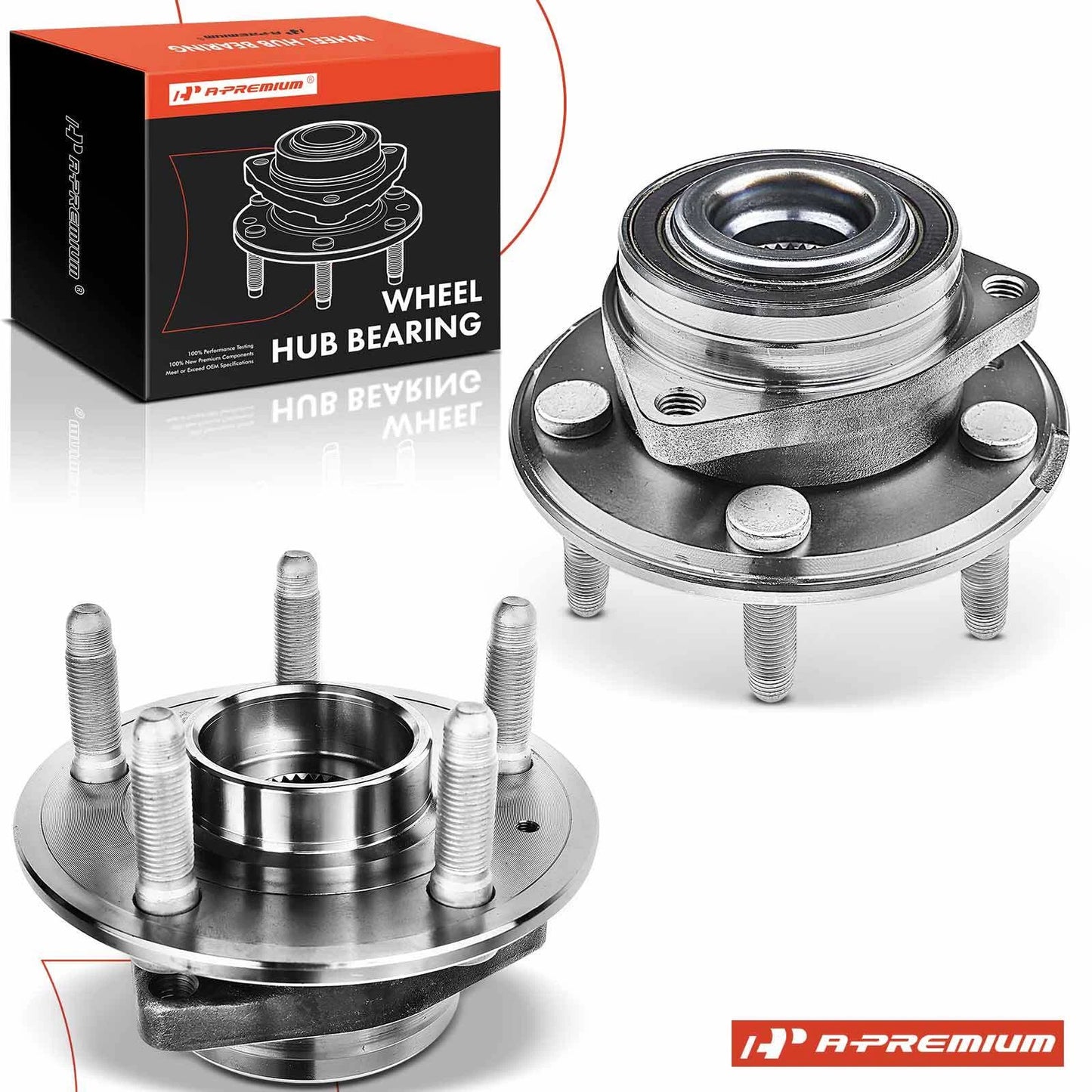 2X Wheel Hub & Bearing Assembly for Chevy Impala Camaro