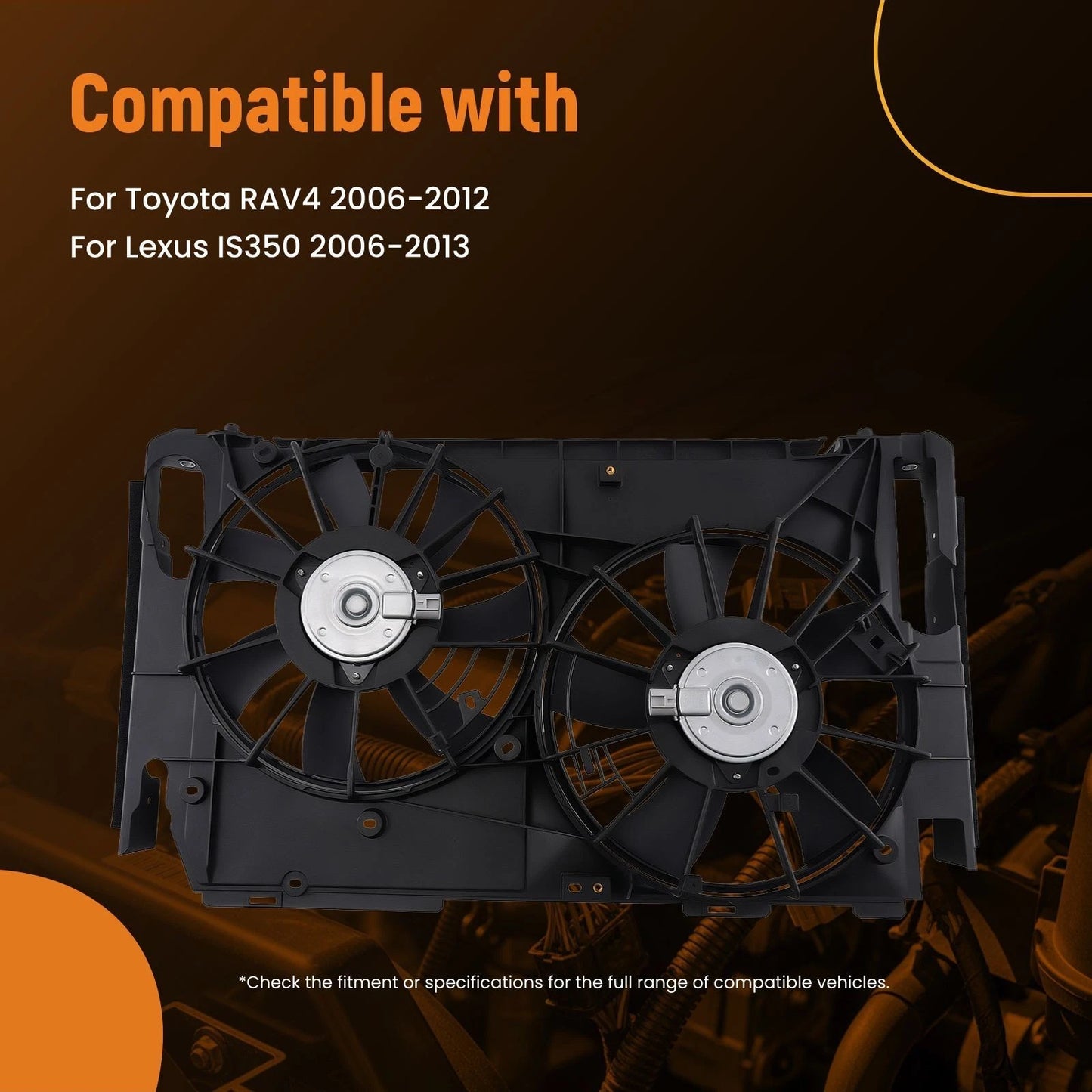 Cooling Fan Assembly for Toyota RAV4 (2006–2012)