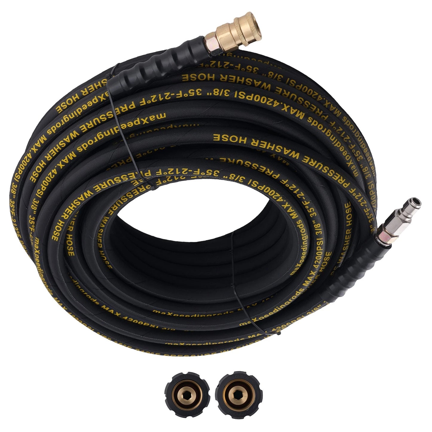 100 ft 3/8 in Pressure Washer Extension Hose for 4200 PSI (Steel) (2005–2007)
