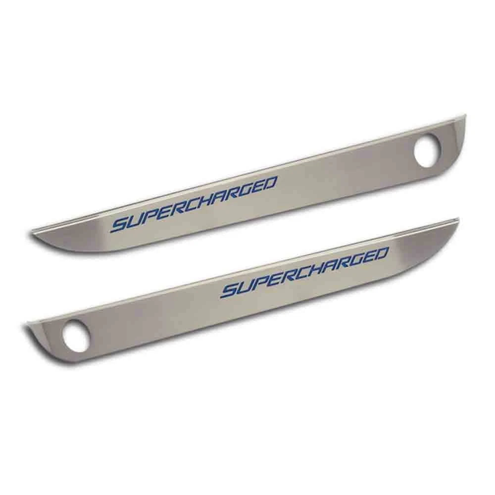 Laser Cut Door Guards with Black Vinyl Inlay for 2005-2013 Corvette