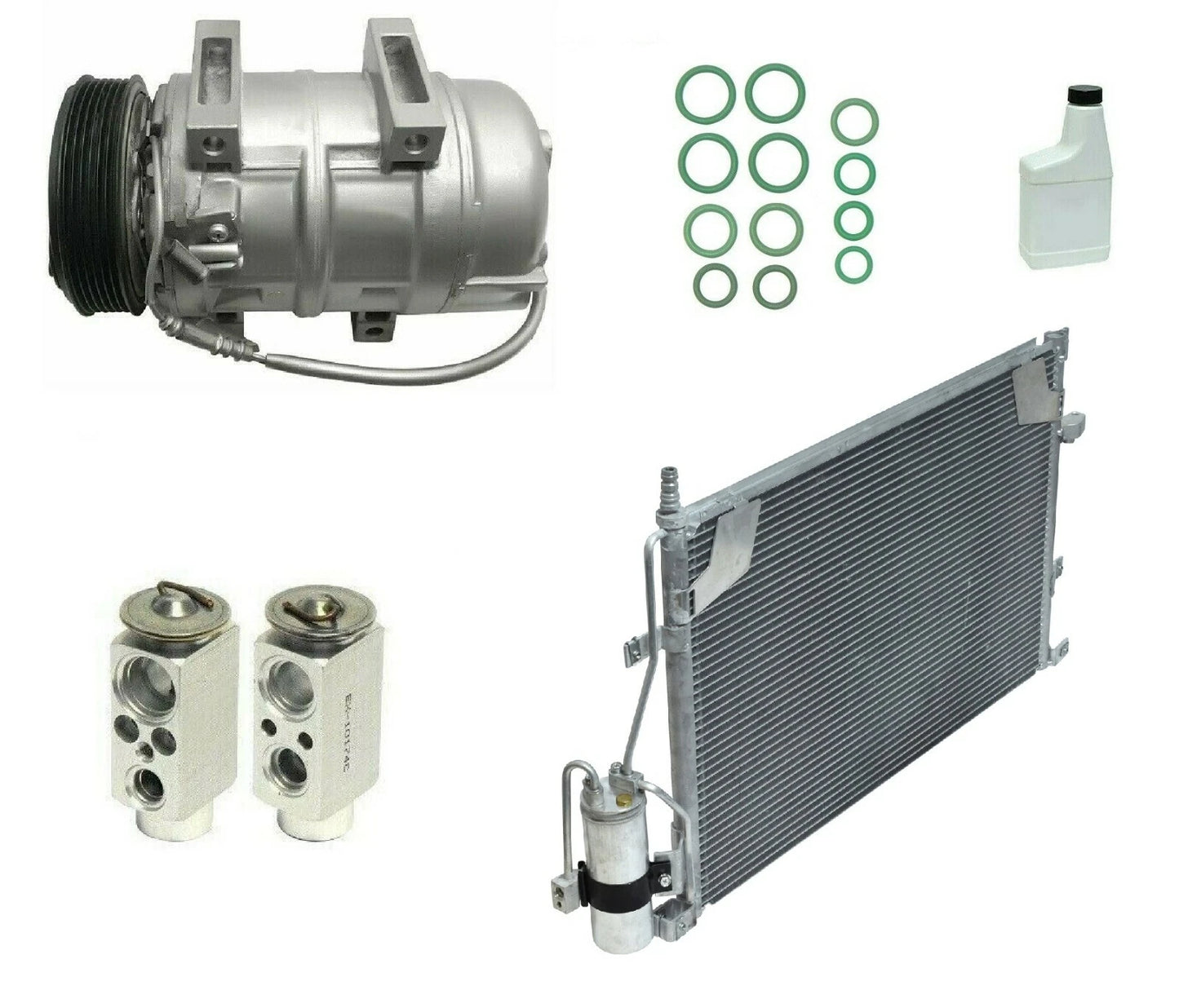 AC Compressor Kit Replacement for Nissan Navara D40 (2005–2015)