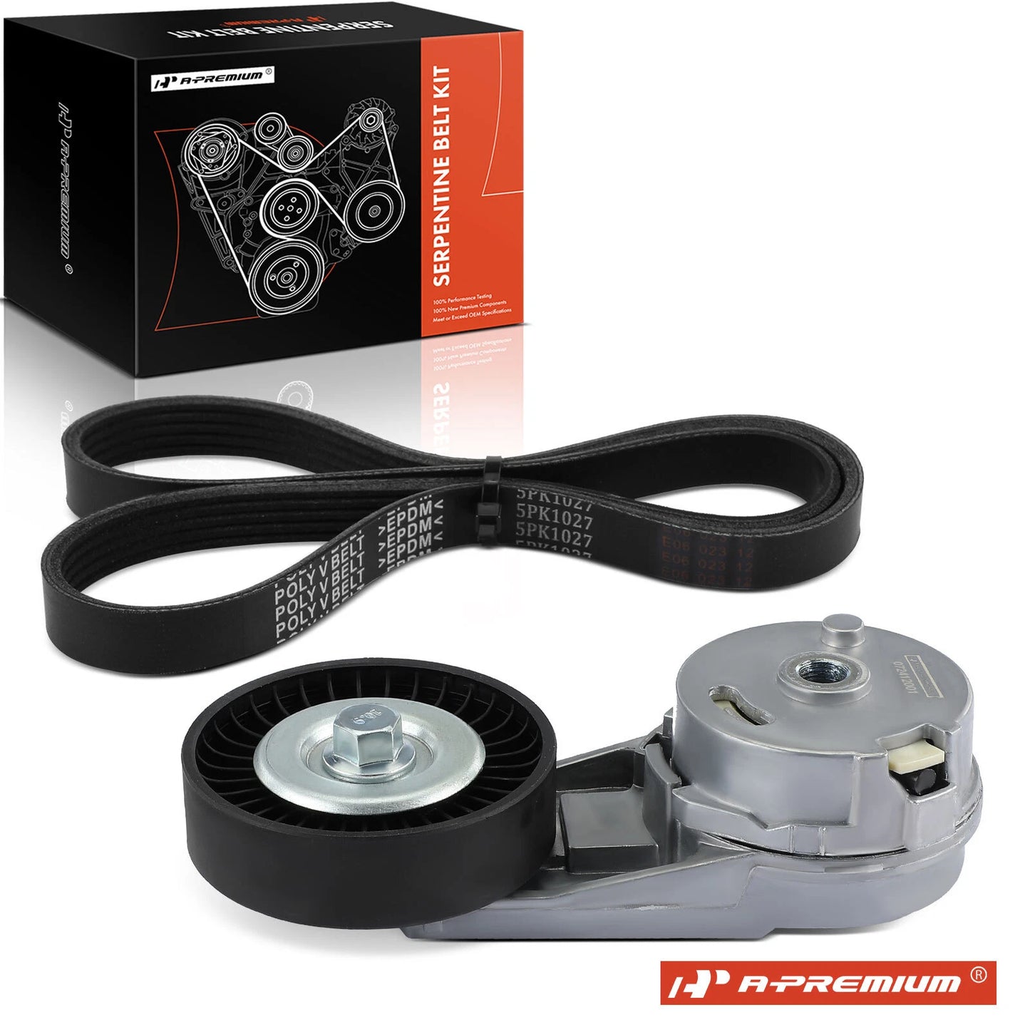 2X Serpentine Belt Drive Component Kit for Chevy Equinox (2010–2017)