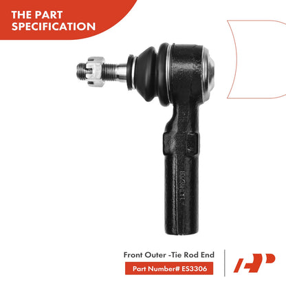 3X Front Rack & Pinion Tie Rod End Kit for Chevrolet Camaro (2010–2015)