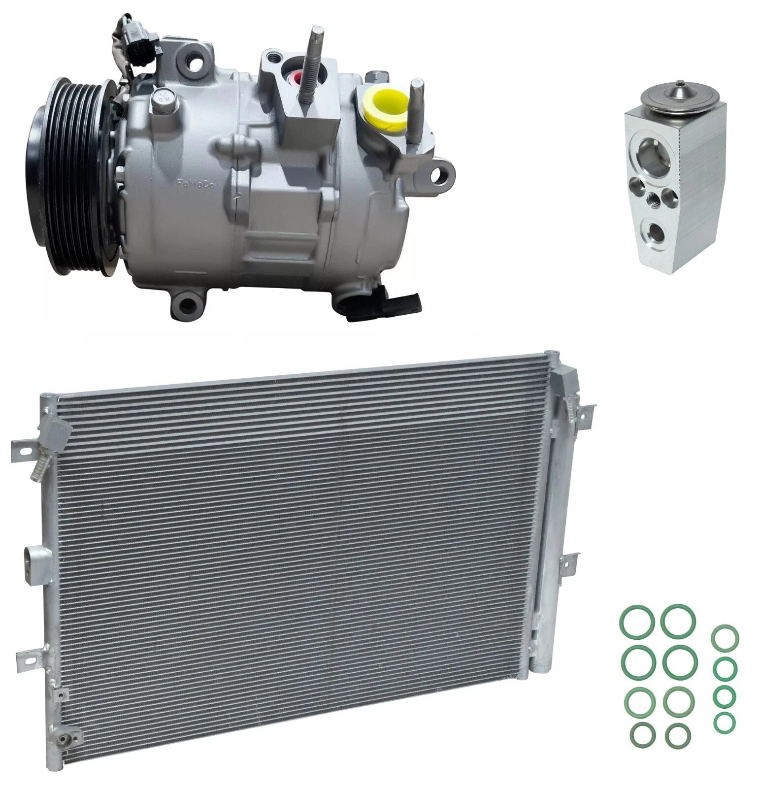 AC Compressor Kit With Condenser Replacement for Lincoln Nautilus (2022–2022)