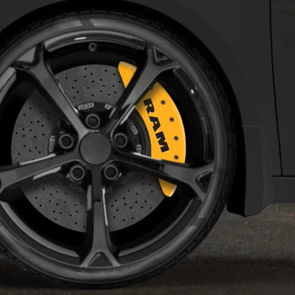 Yellow Caliper Covers Set of 4 for 2019-2025 Ram 2500/3500 - w/RAM by MGP