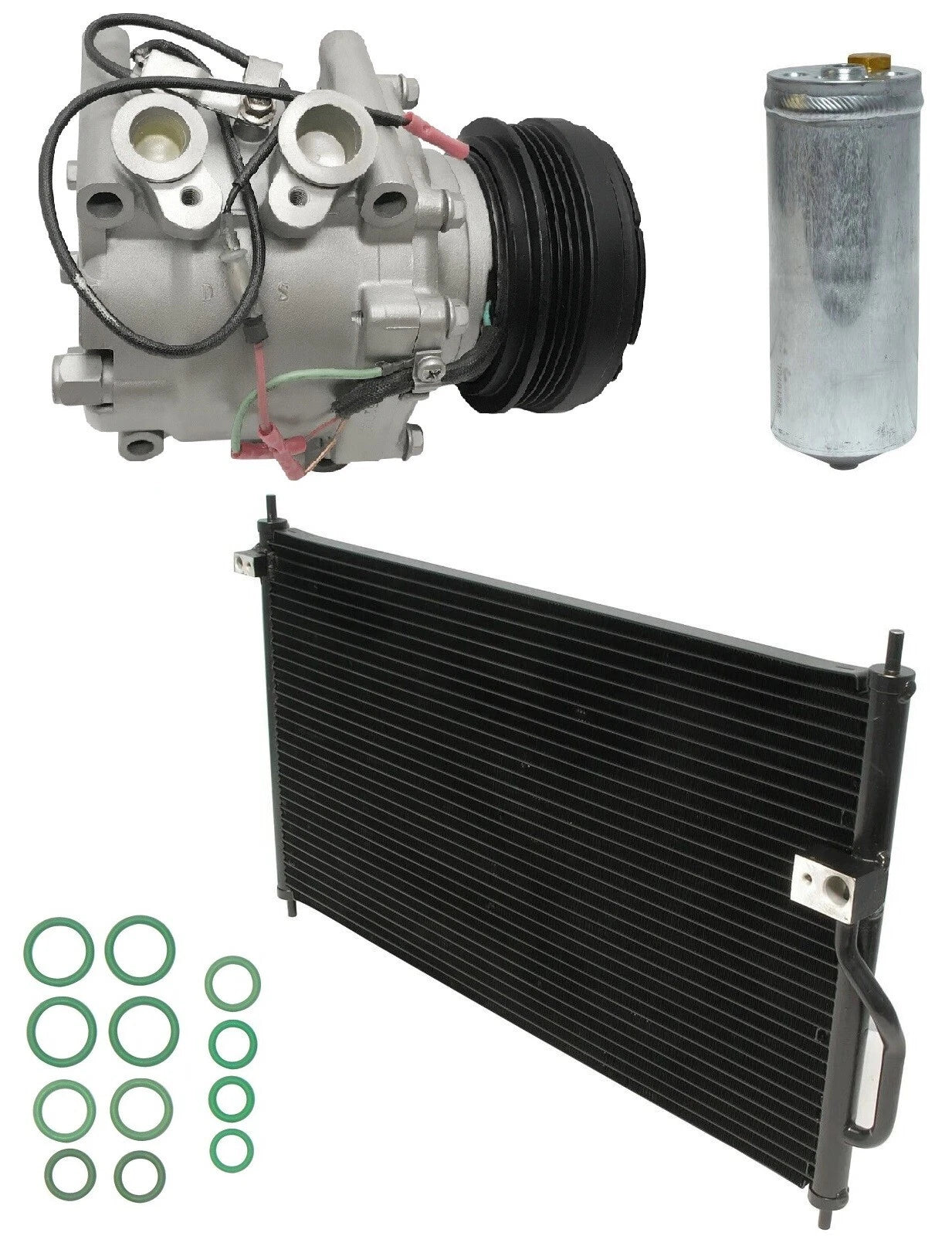 AC Compressor Kit With Condenser for Honda CR-V 2.0L (2001–2006)