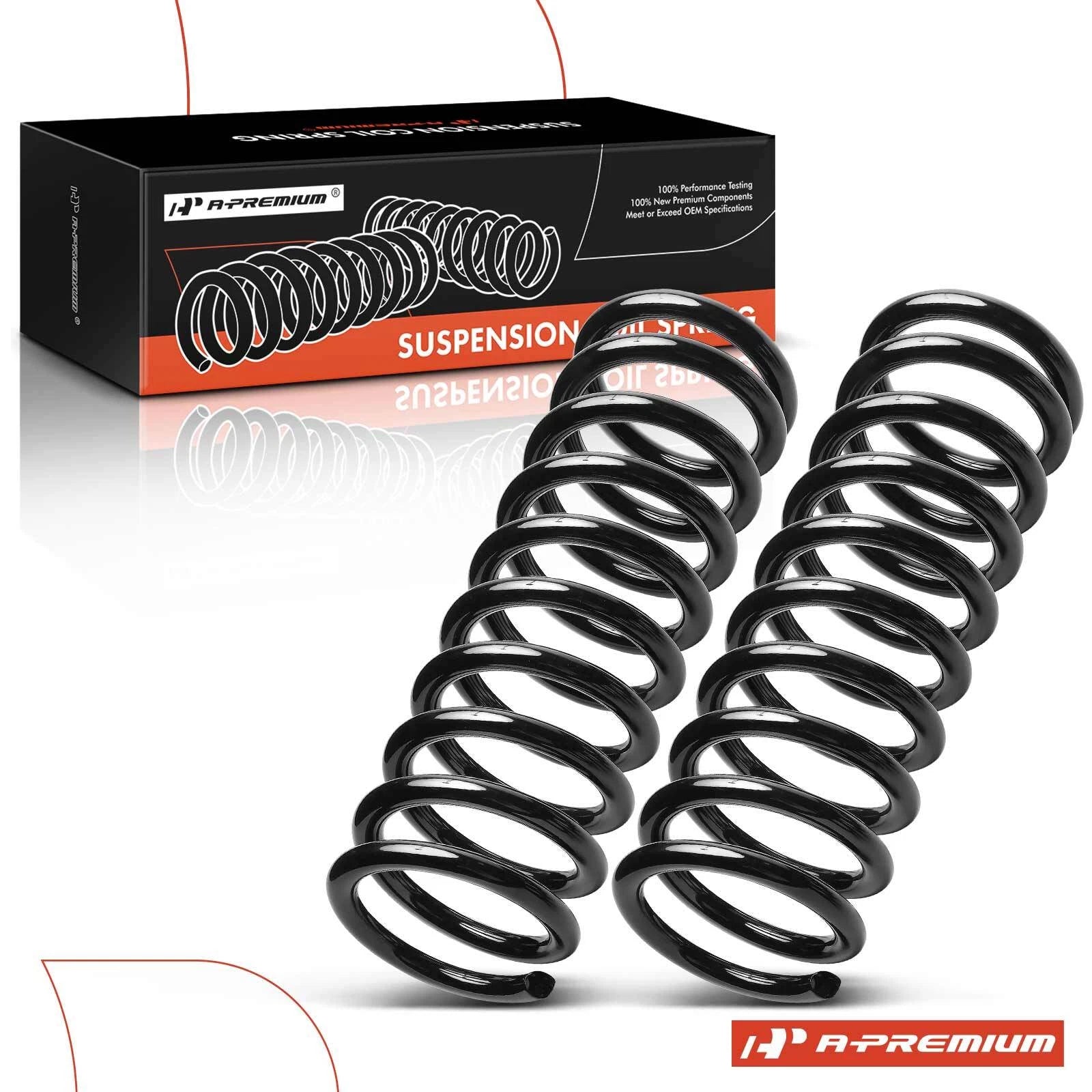 2X Front Coil Springs for Chevy Camaro (1968–1969) Nova (1972) Bel Air Buick