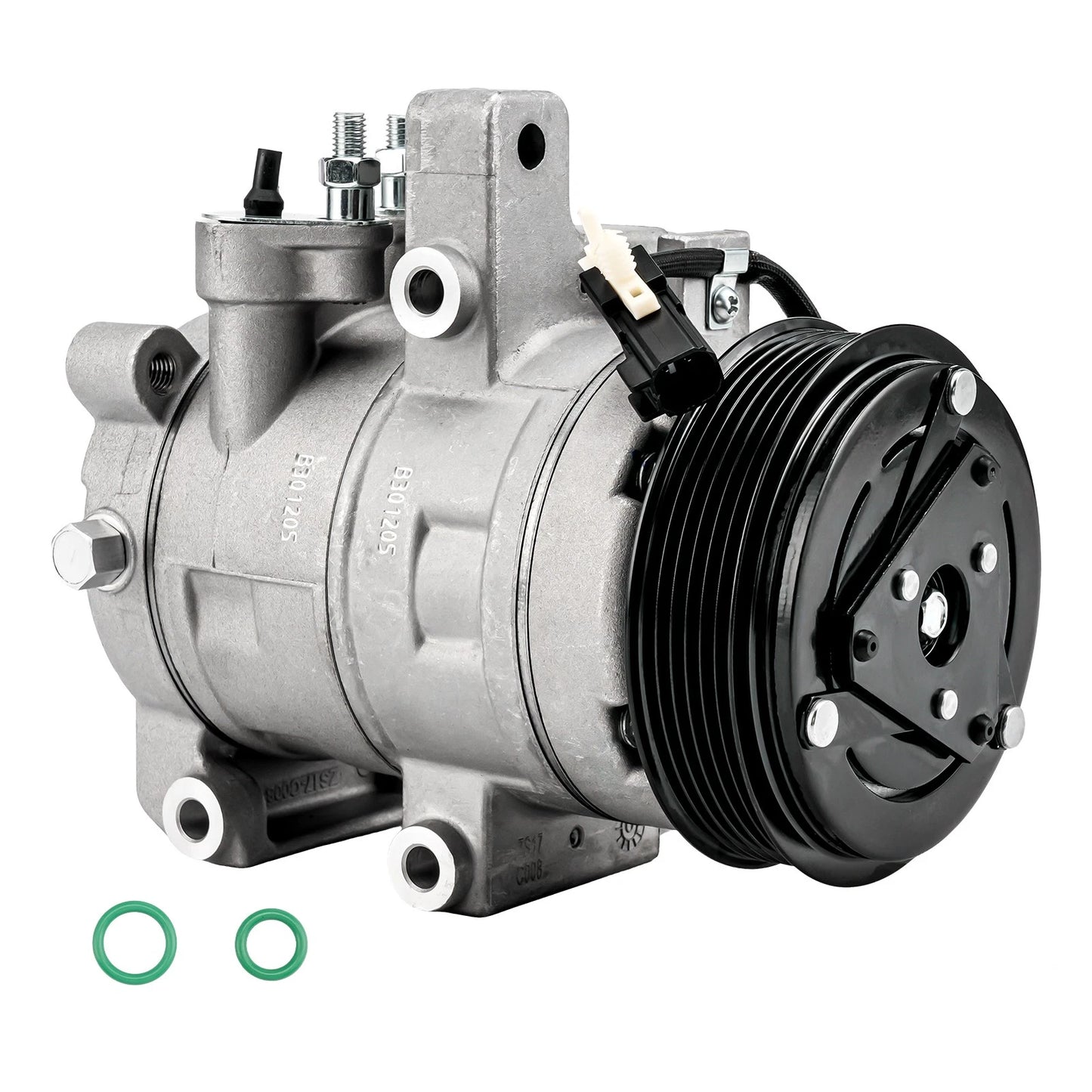 A/C Compressor w/ 6-Groove Pulley for Ford Mustang (2011–2022)