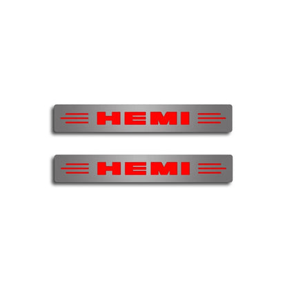 Fuel Rail Covers Replacement w Red LED for Dodge Challenger SRT8 (2008–2010)