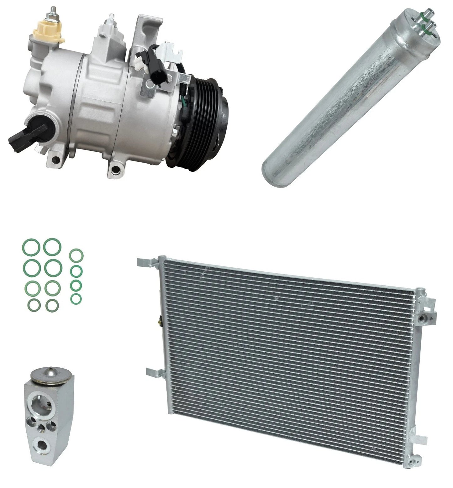 A/C Compressor Kit with Condenser for Ford Mustang 5.0L V8 (2023–2023)
