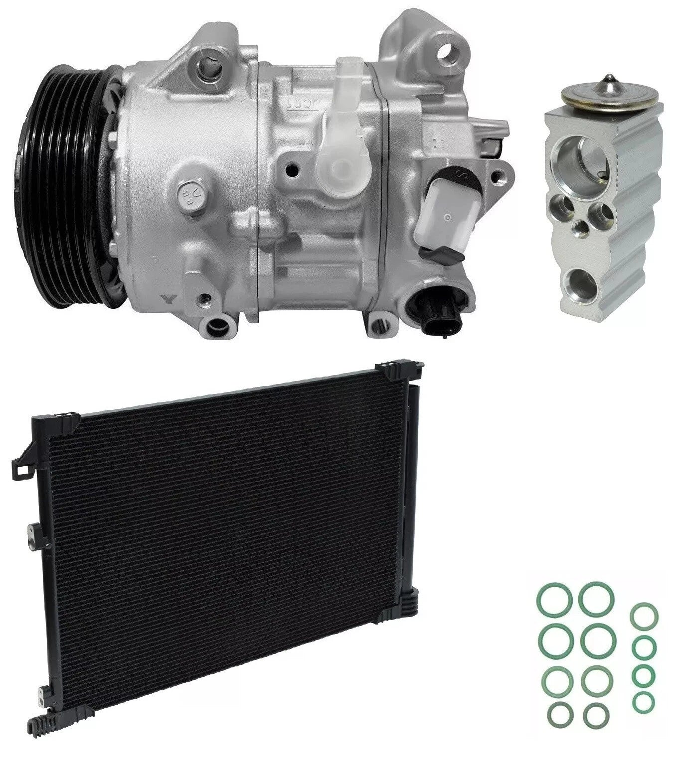 AC Compressor Kit With Condenser for Lexus NX300 2.0L (2018–2018)
