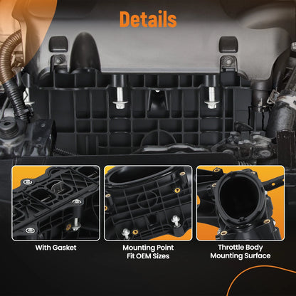 Intake Manifold for Mercedes-Benz Sprinter Van Sprinter 2500 (2014–2014)