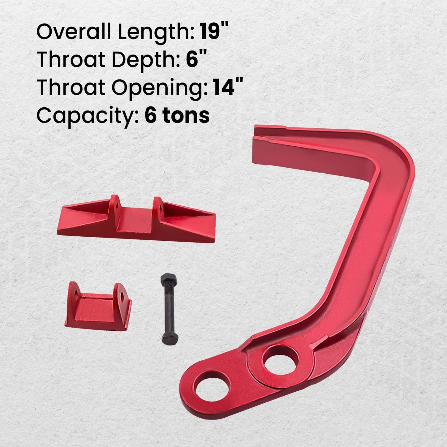Deep Hook Jumbo Pulling Clamp for 6 Ton Chassis Dent Puller (2010–2024)