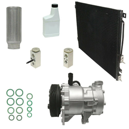 A C Compressor Kit Replacement with Condenser for Toyota Hilux (2011–2018)