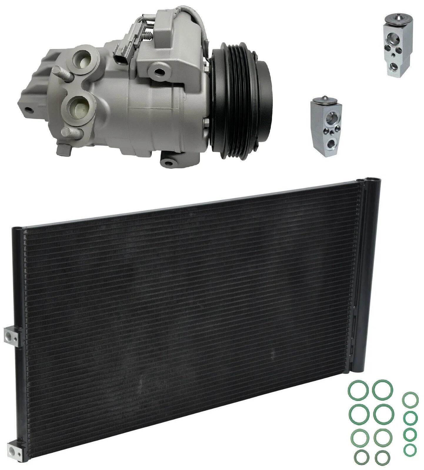AC Compressor Kit with Condenser for Lincoln Navigator 3.5L (2016–2016)