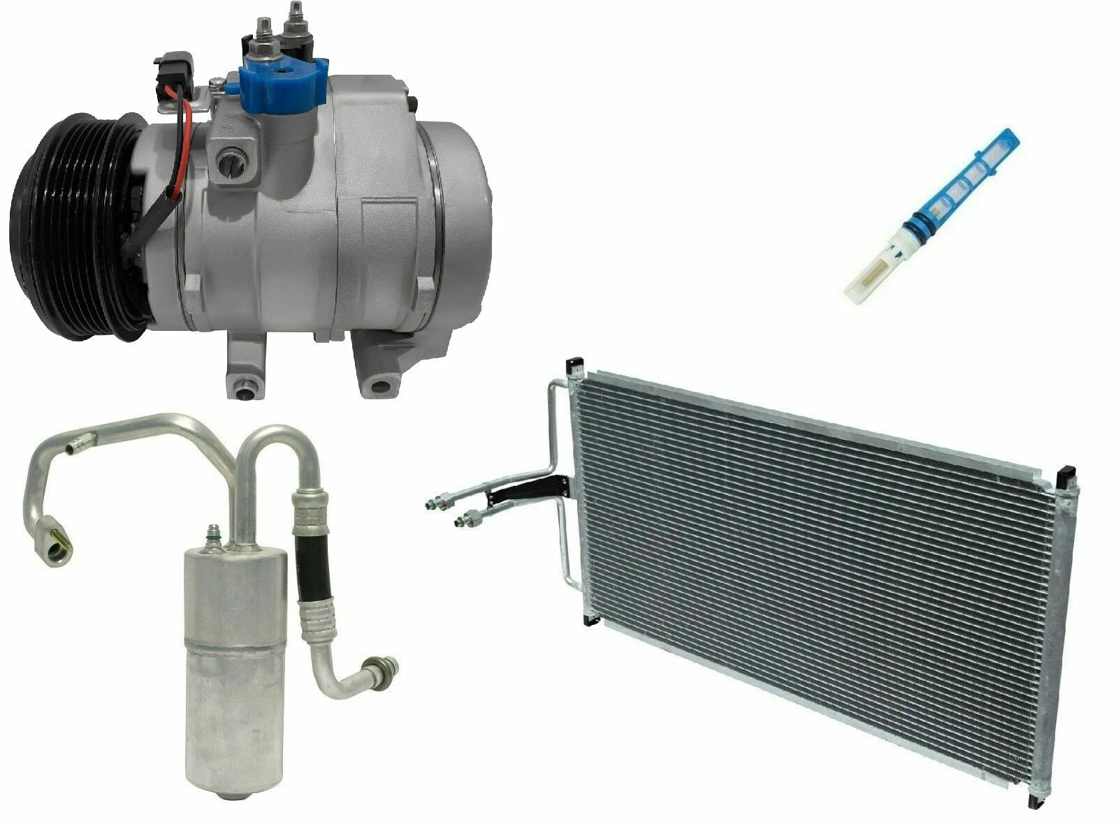 A/C Compressor Kit With Condenser for Ford F-250 4.6L (2007–2007)