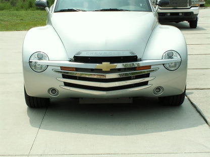 Front Grille Overlay Polished Stainless Steel Kit for 2003-2006 Chevy SSR