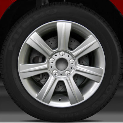 17x8 Factory Wheel (Bright Fine Metallic Silver) for 2001-2006 BMW 325i