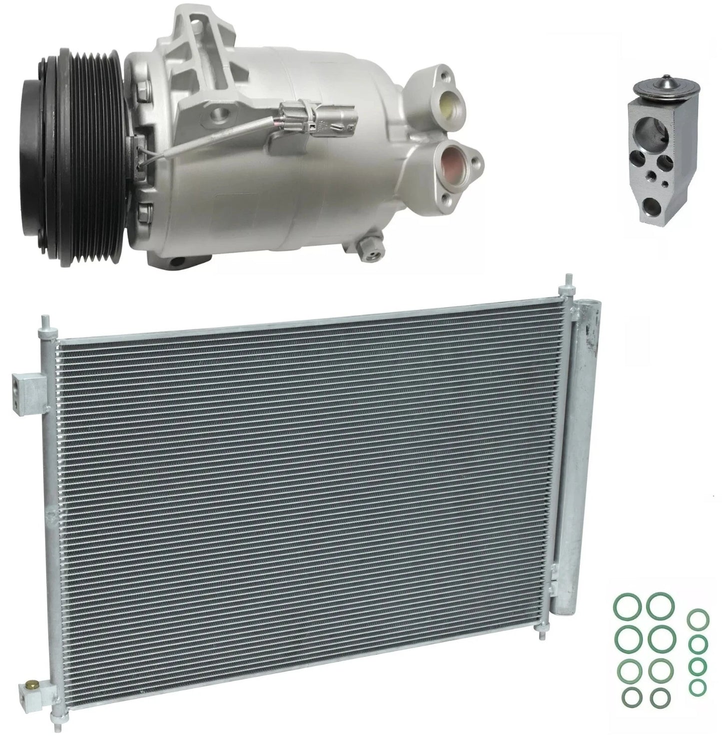 AC Compressor Kit With Condenser for Chevy City Express 2.0L (2015–2015)