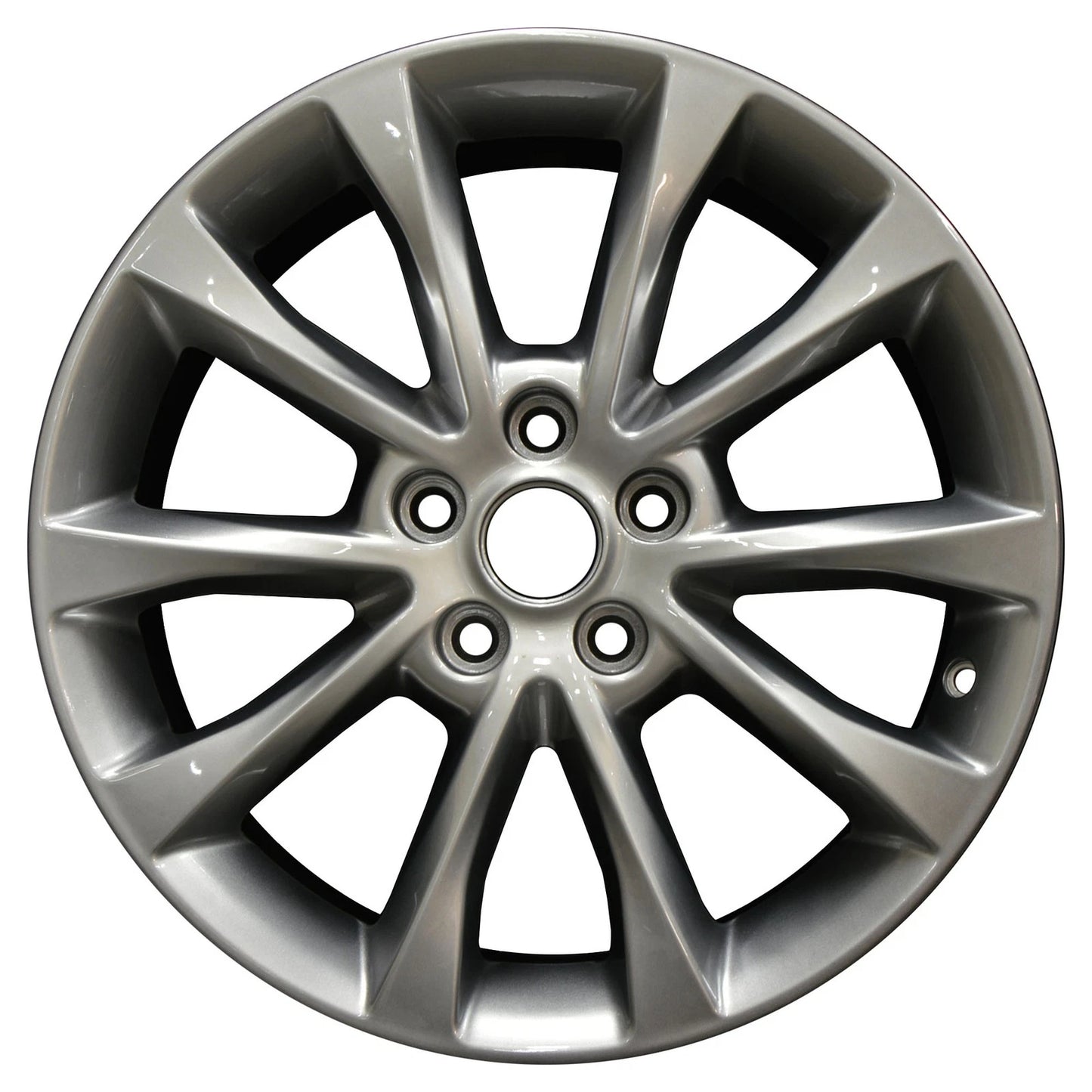 17x7.5 Factory Wheel Hyper Medium Silver Full Face for 2017–2018 Ford Fusion