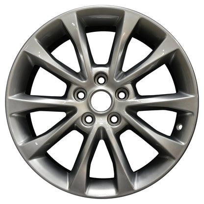 17x7.5 Factory Wheel Hyper Medium Silver Full Face for 2017–2018 Ford Fusion