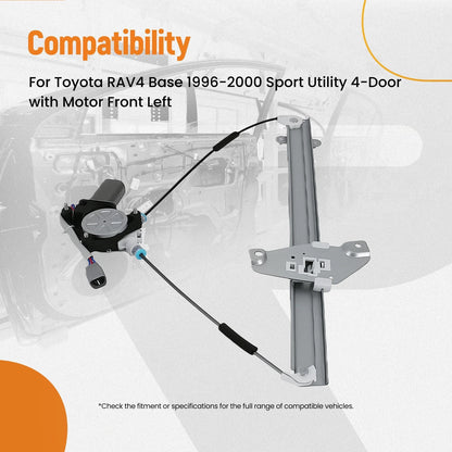Front Left Window Lifter with Motor for Toyota RAV4 (1996–2000)