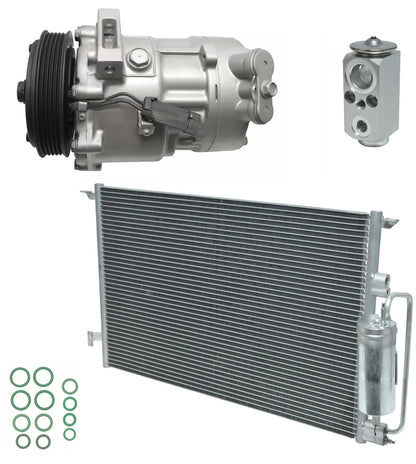 A C Compressor Kit With Condenser for Saab 9-3 2.0L Turbo (2003–2003)