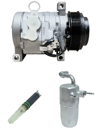 A/C Compressor Kit Replacement for GMC Sierra 2500 HD 6.6L (2011–2011)