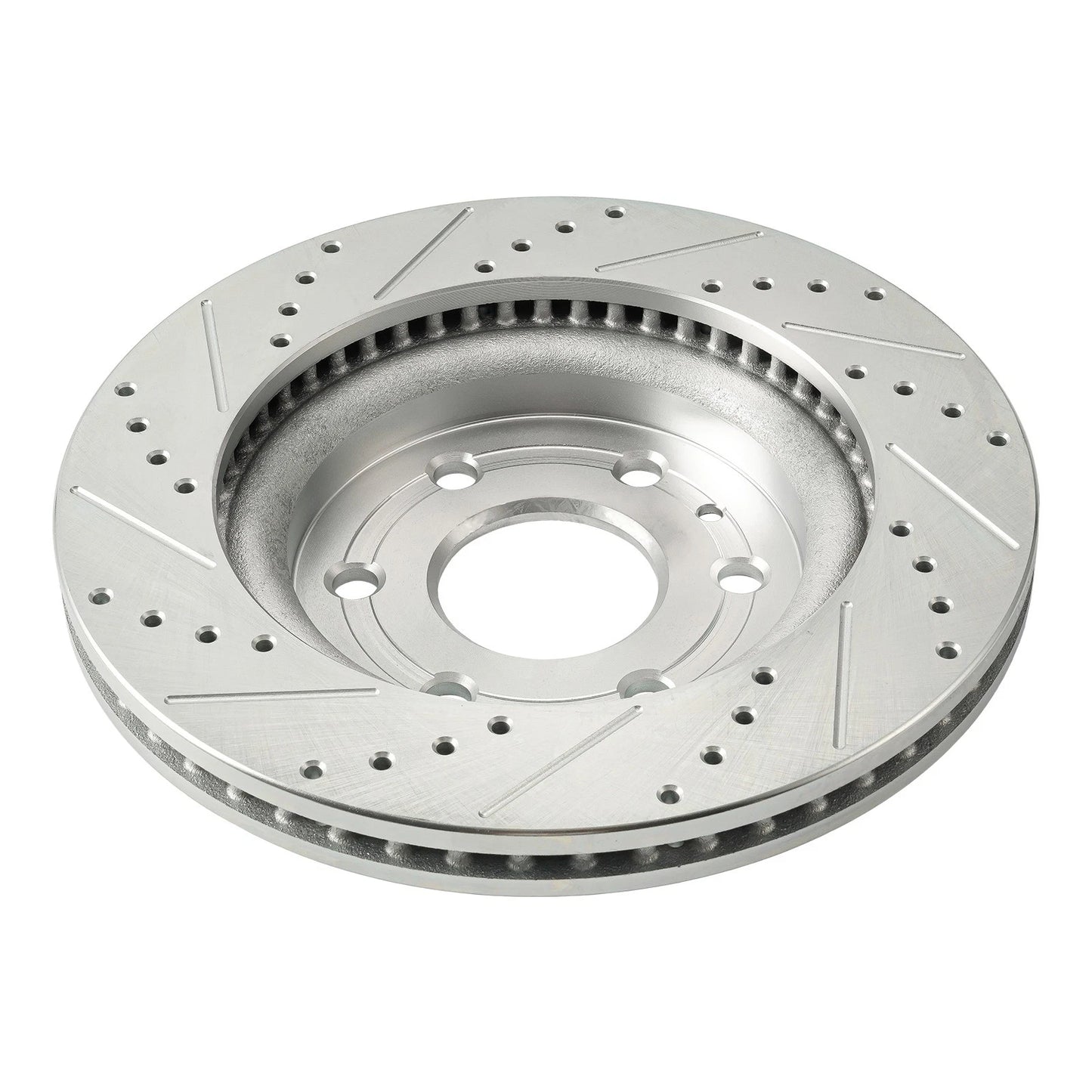 Front Drilled & Slotted Brake Rotors for GMC Acadia (2007–2016)