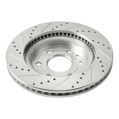Front Drilled & Slotted Brake Rotors for GMC Acadia (2007–2016)