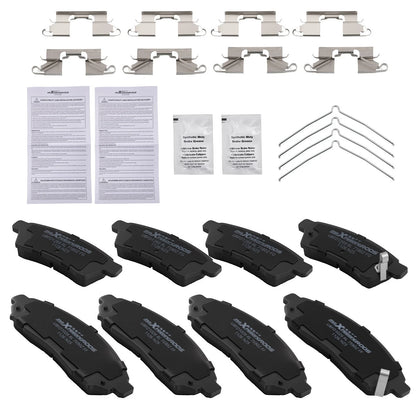 Front Ceramic Brake Pads for Suzuki Equator (2009–2012) and Nissan Xterra (2005–2015)