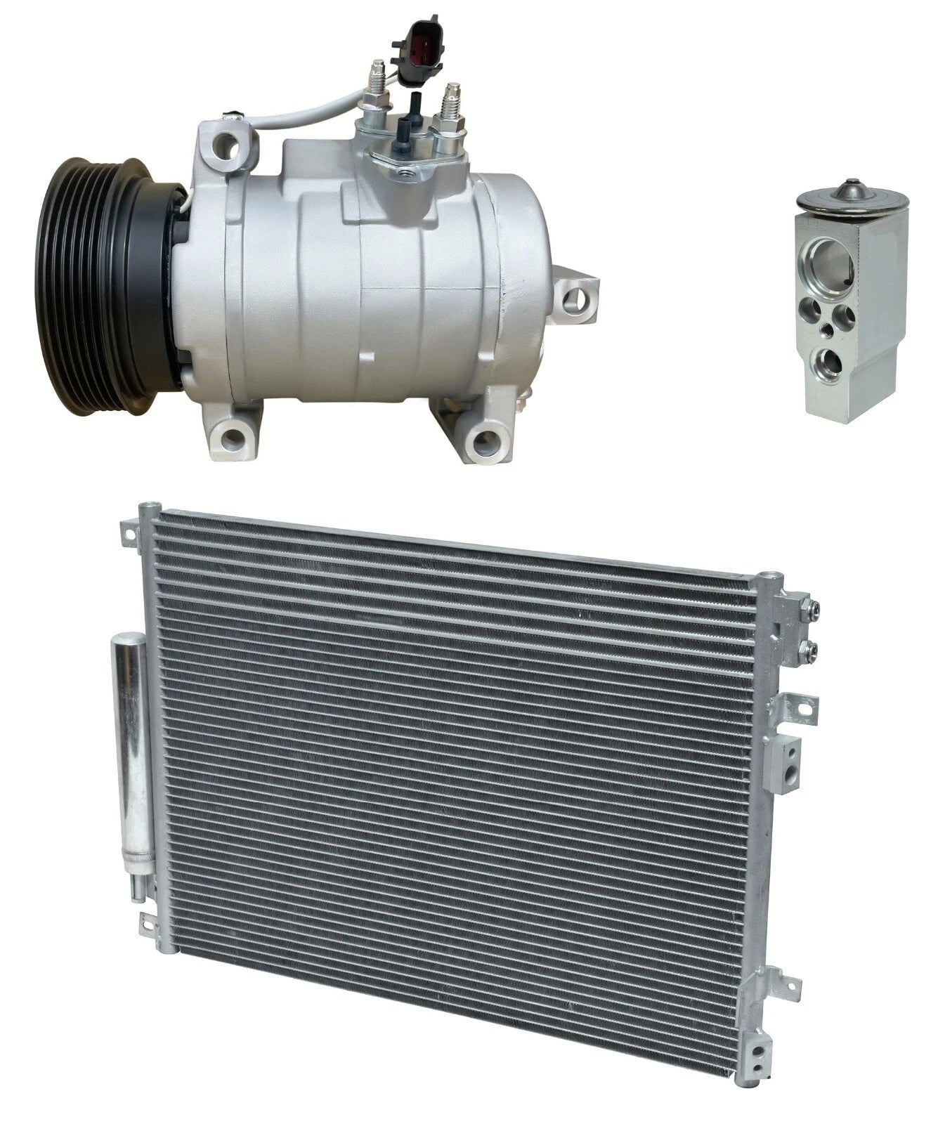 AC Compressor Kit with Condenser for Chrysler 300 6.1L (2009–2010)