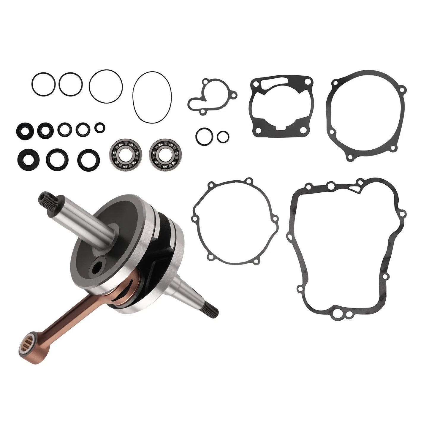 Crankshaft Gaskets Seals Bottom End Rebuild Kit for Yamaha YZ85 (2002-2014)