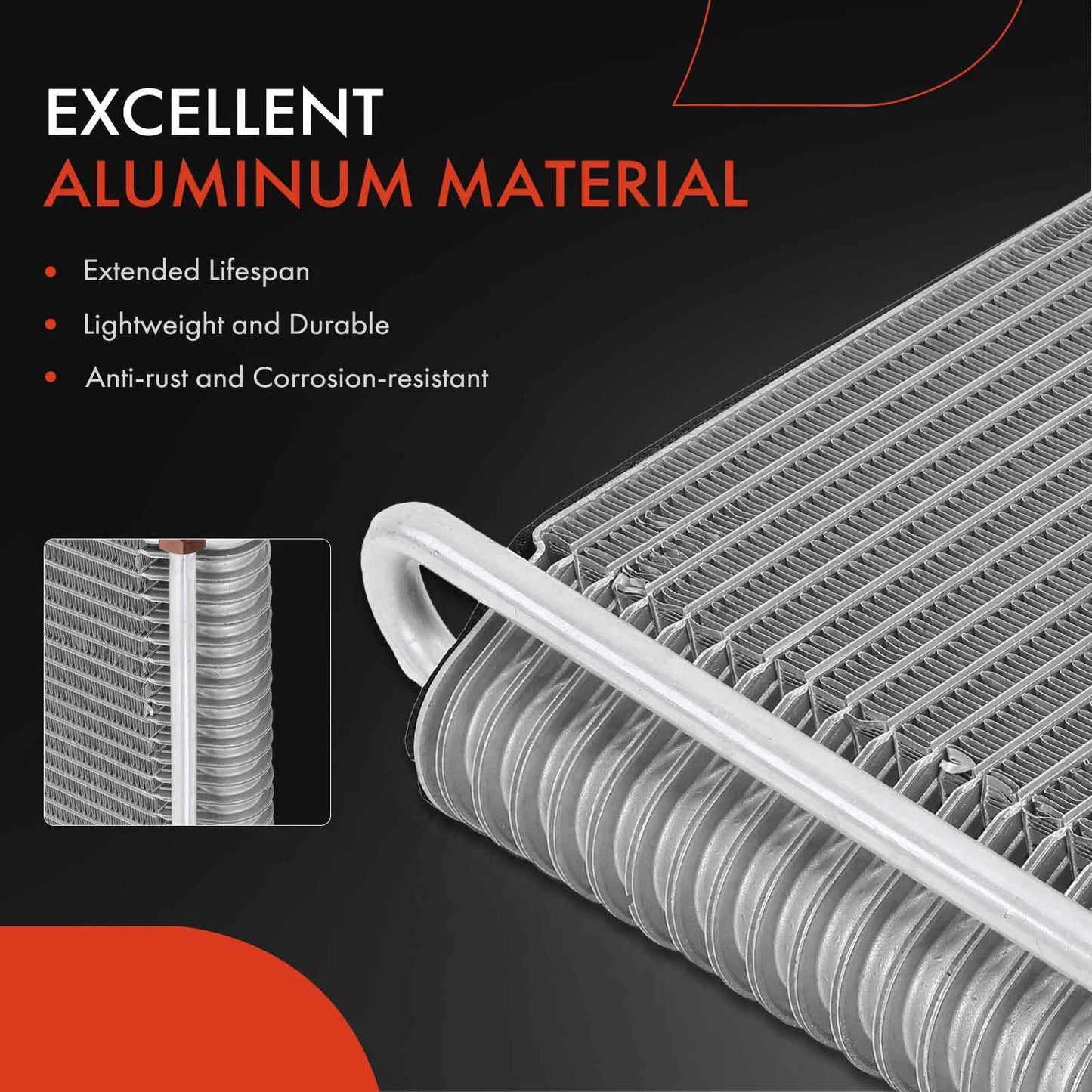 A/C Evaporator Core for GMC Yukon Chevrolet C1500 Suburban (1992–1993)